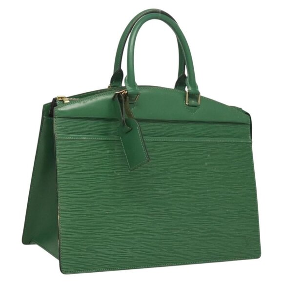 LOUIS VUITTON Epi Riviera Hand Bag Green LV Auth - Picture 1 of 16